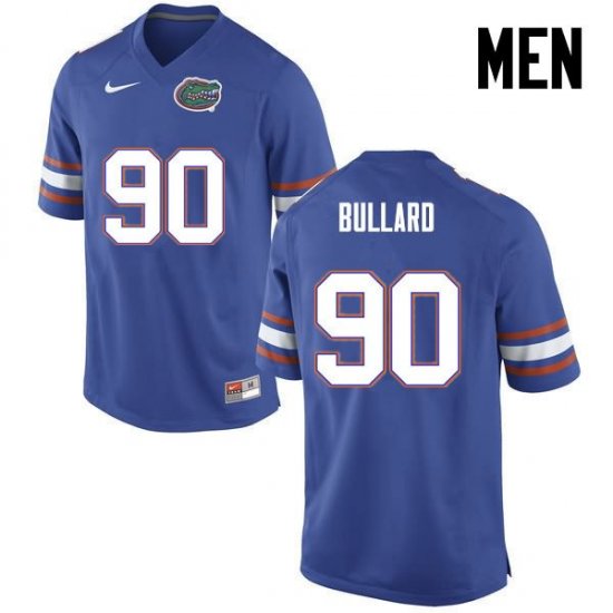 Men's Florida Gators #90 Jonathan Bullard NCAA Nike Blue Authentic Stitched College Football Jersey XFE3562GA